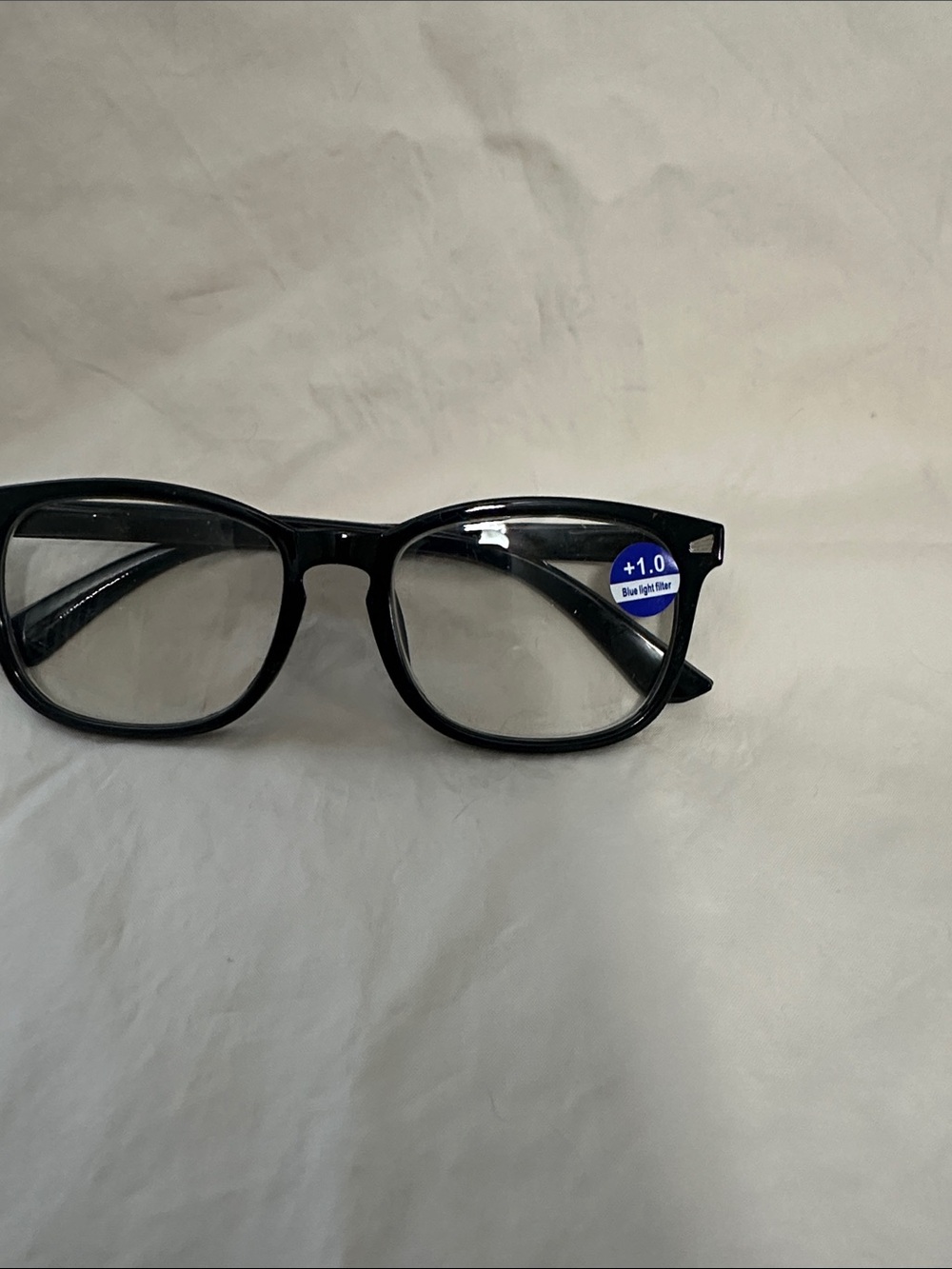Ladies Blue Light Glasses + 1.0 magnification- Black NWT